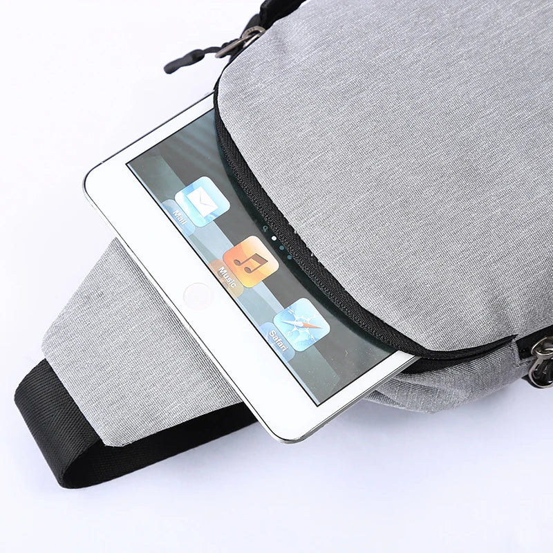 Oxford Fabric Shoulder Crossbody Sling Bag Unisex Chest Bag Sport Outdoor Pack