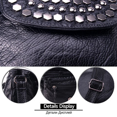 Leather Messenger Bag Women's Shoulder Bag Female Small Crossbody Bags