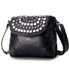 Leather Messenger Bag Women's Shoulder Bag Female Small Crossbody Bags