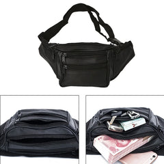 THINKTHENDO Men Waist Fanny Pack Waist Belt Bag Pouch Casual Travel