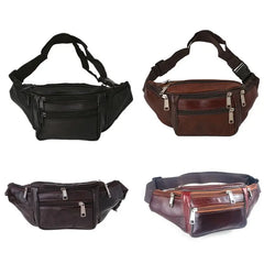 THINKTHENDO Men Waist Fanny Pack Waist Belt Bag Pouch Casual Travel