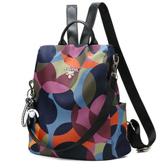 Women's Anti-Theft Backpack Nylon Shoulder Bags Large Bagpack