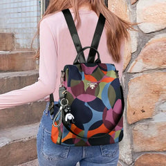 Women's Anti-Theft Backpack Nylon Shoulder Bags Large Bagpack