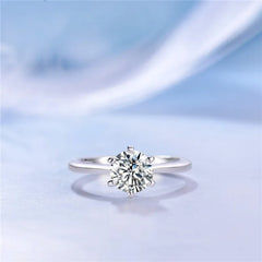 925 Silver Wedding Ring Hearts Arrows Bague Femme Argent 925