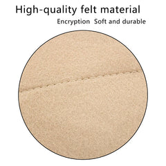 Round Felt Cosmetic Bag Purse Organizer Makeup Storage Insert