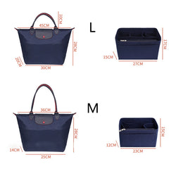 Felt Cloth Insert Bag Organizer Travel Makeup Cosmetic Inner Bag
