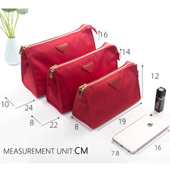 Waterproof Nylon Makeup Storage Bag for Travel Women Cosmetic B