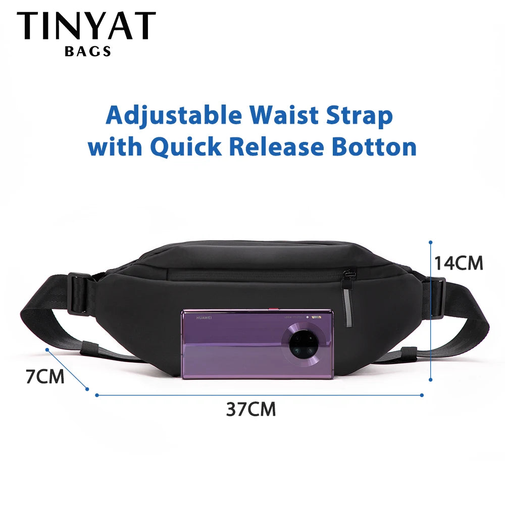 Anti-theft Belt Bag for Men Waterproof Chest Pack