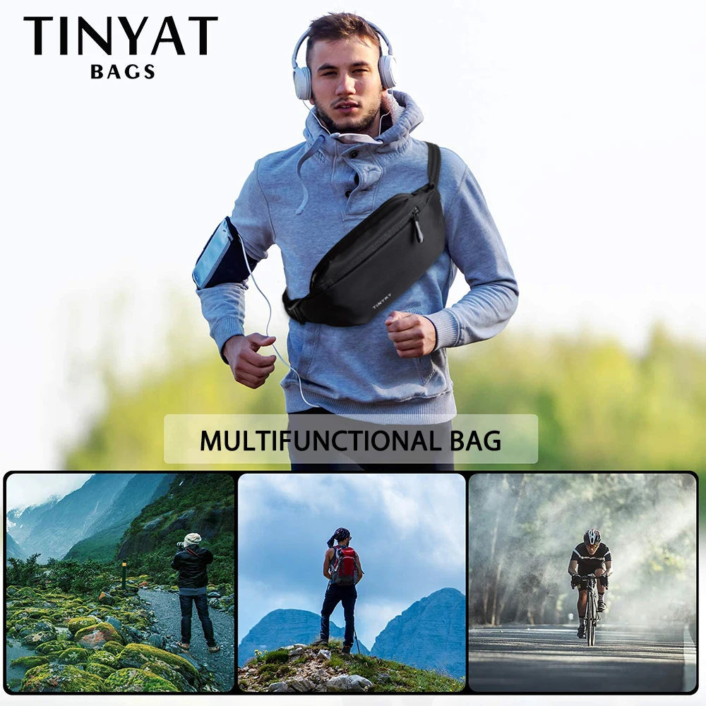 Anti-theft Belt Bag for Men Waterproof Chest Pack