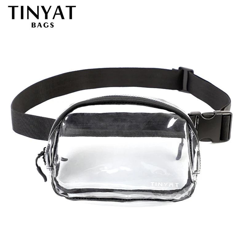 Clear Waist Bag Women Purse Large Phone Fanny Pack Sports Travel Ladies Belt Bag