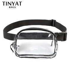 Clear Waist Bag Women Purse Large Phone Fanny Pack Sports Travel Ladies Belt Bag