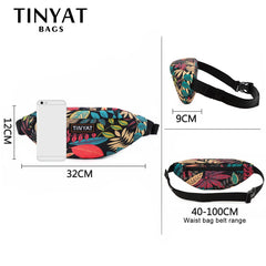 Canvas Banana Bag Travel Waist Bag For Girl