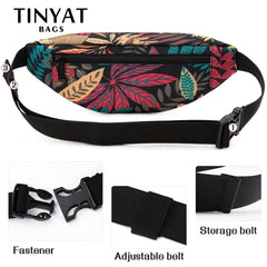 Canvas Banana Bag Travel Waist Bag For Girl