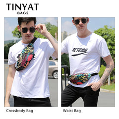 Canvas Banana Bag Travel Waist Bag For Girl