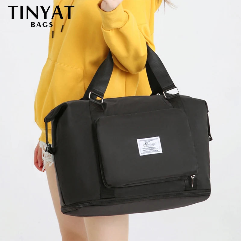 Large Capacity Traveling Bags For Ladies Foldable Women Travel Backpack Sports G