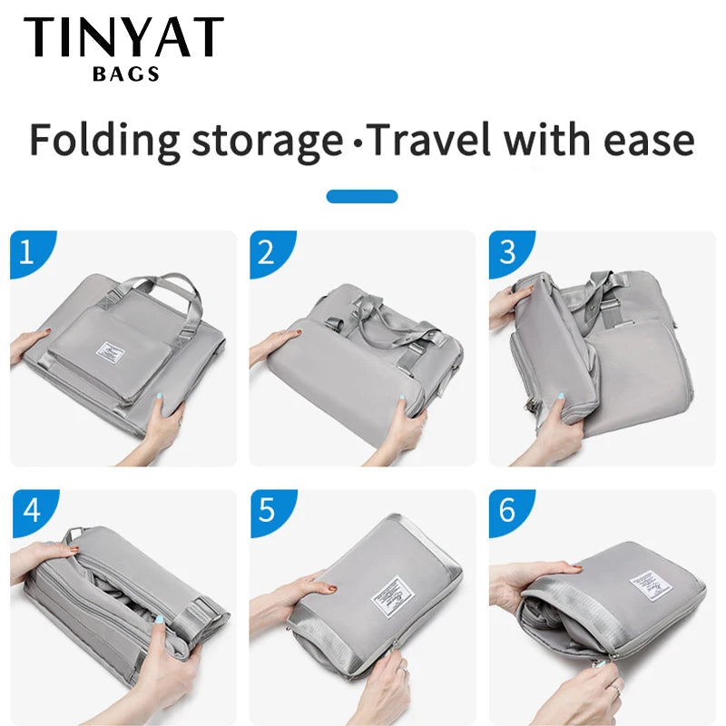 Large Capacity Traveling Bags For Ladies Foldable Women Travel Backpack Sports G