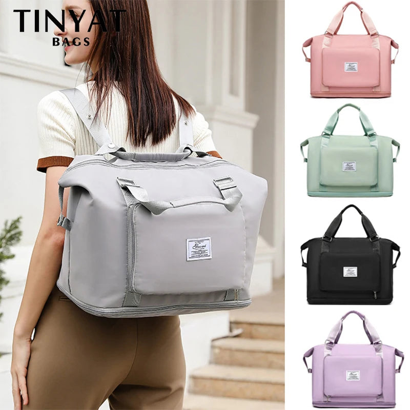 Large Capacity Traveling Bags For Ladies Foldable Women Travel Backpack Sports G