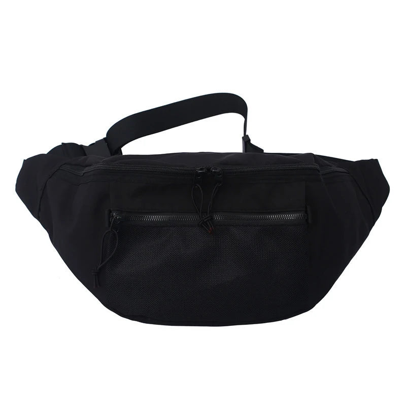 Large Capacity Waterproof Waist Bag Ladies Fanny Pack Travel Man Belt Pouch