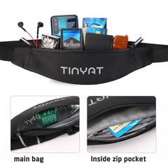 Men Waist Bag Phone Belt Pouch Canvas Travel Fanny Bag Hip 5 Pockets