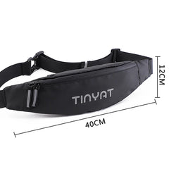 Men Waist Bag Phone Belt Pouch Canvas Travel Fanny Bag Hip 5 Pockets