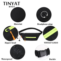 Men Waist Bag pack Purse Casual Phone Belt Bag Pouch Canvas Travel Hip