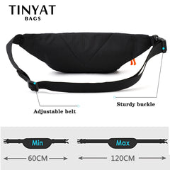 Men Waist Bag pack Purse Casual Phone Belt Bag Pouch Canvas Travel Hip
