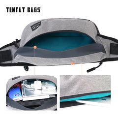Canvas Shoulder Waist Bag for Men Women