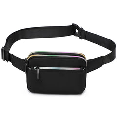 Men Women Waist Bag pack Purse Casual Large Phone Belt Bag Pouch Canvas Travel P