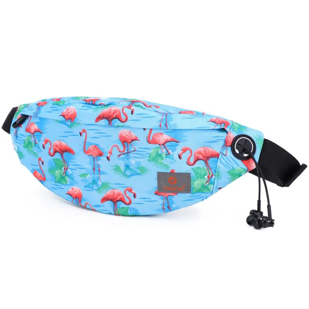 TINYAT Men Women Waist Pack Bag Casual Fanny Pack Canvas Belt bag