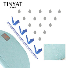 TINYAT Men Women Waist Pack Bag Casual Fanny Pack Canvas Belt bag