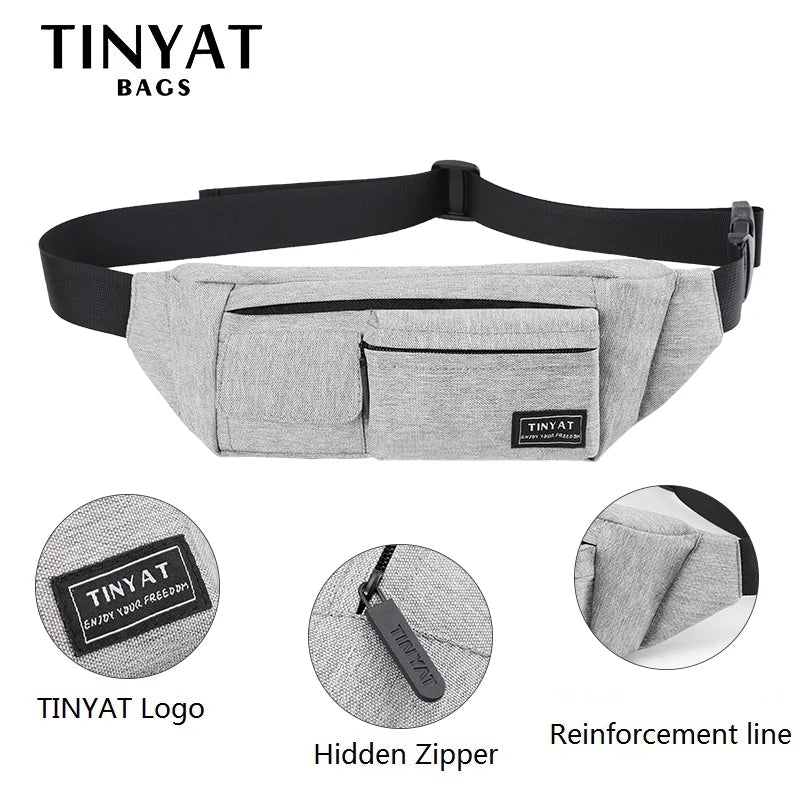 Men Women Waist Bag Pack Belt Phone Money Light Belt Bag Travel Casual Pouch