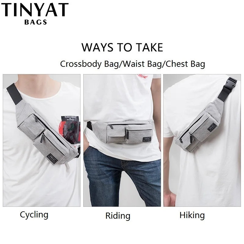 Men Women Waist Bag Pack Belt Phone Money Light Belt Bag Travel Casual Pouch