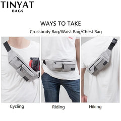 Men Women Waist Bag Pack Belt Phone Money Light Belt Bag Travel Casual Pouch
