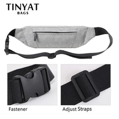 Men Women Waist Bag Pack Belt Phone Money Light Belt Bag Travel Casual Pouch