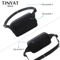 Waterproof Waist Bag Pack Phone Purse Travel Large Belt Bag Pouch