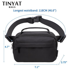 Waterproof Waist Bag Large Phone Purse Travel Money Pouch Fanny Pack