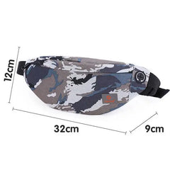 Camouflage Waist Bag Night Glow Phone Money Bag