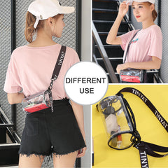 Mini Transparent Women Shoulder Bags PVC Clear Messenger Bags