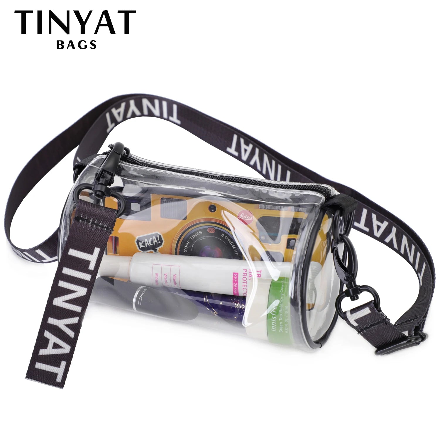Mini Transparent Women Shoulder Bags PVC Clear Messenger Bags