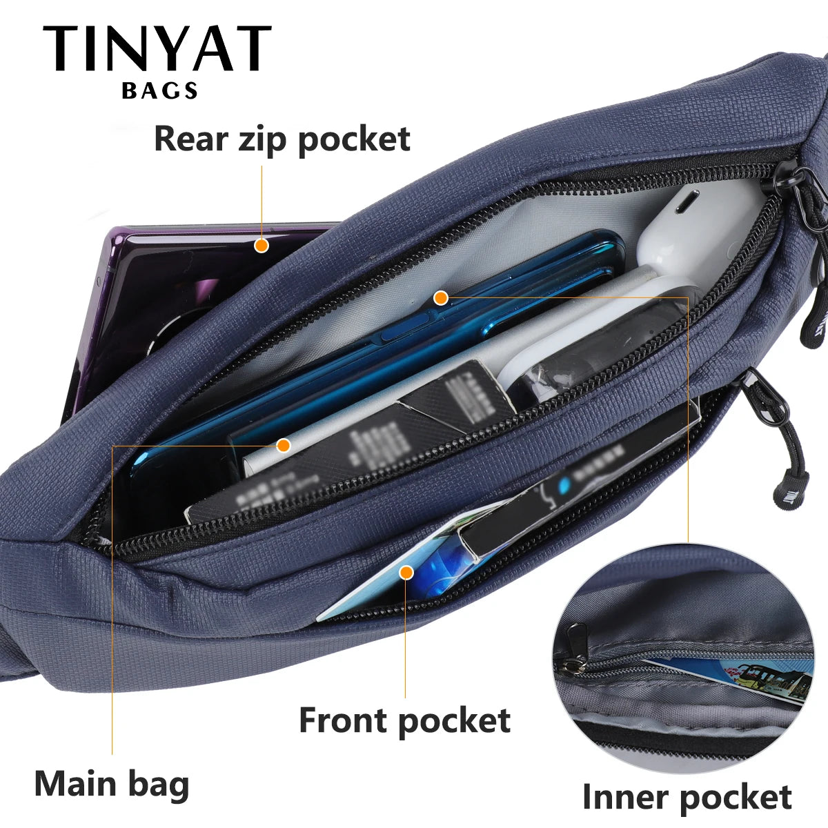 Waist Bag Purse Casual Phone Belt Pouch Canvas Travel Fanny Pack