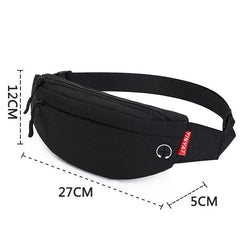 Waist Bag Purse Casual Phone Belt Pouch Canvas Travel Fanny Pack