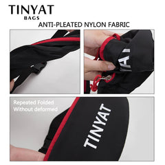 Nylon Canvas Waist Bag Waterproof Outdoor Sports Running Cycling Chest Pack
