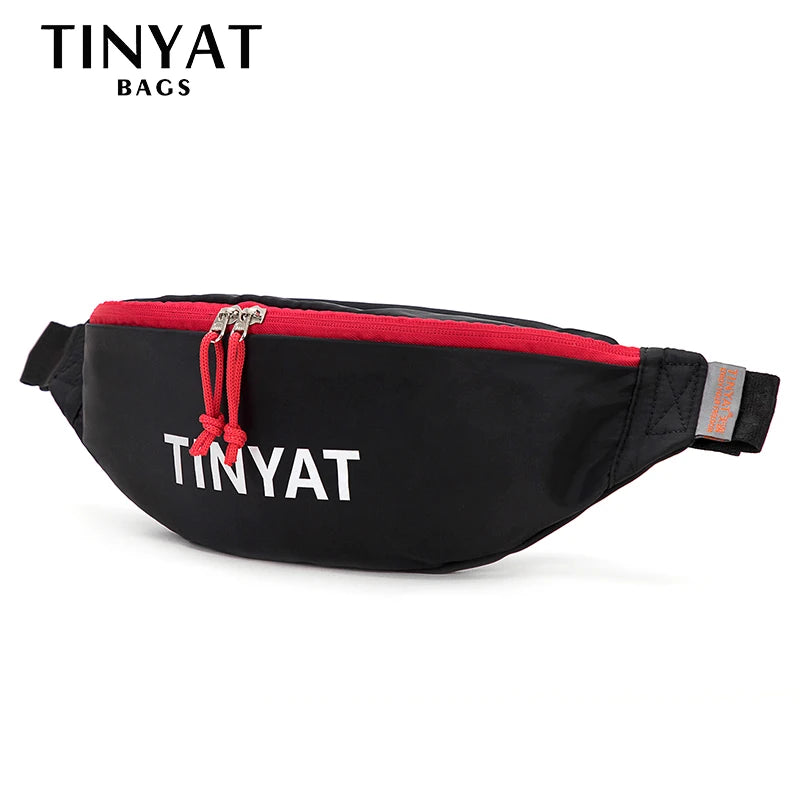 Nylon Canvas Waist Bag Waterproof Outdoor Sports Running Cycling Chest Pack