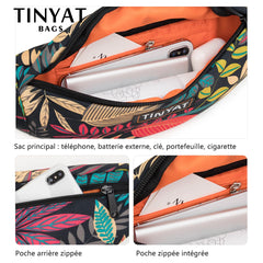 Leaf Travel Waist Bag Pack For Men Women Casual Shoulder Bag
