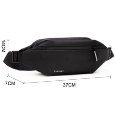 Men's PU Waist Bag Waterproof Sports Fanny Pack Anti Theft Belt Pouch