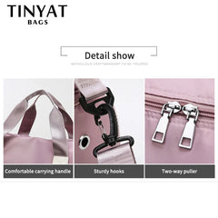 Large Waterproof Duffle Gym Luggage Bag for Women