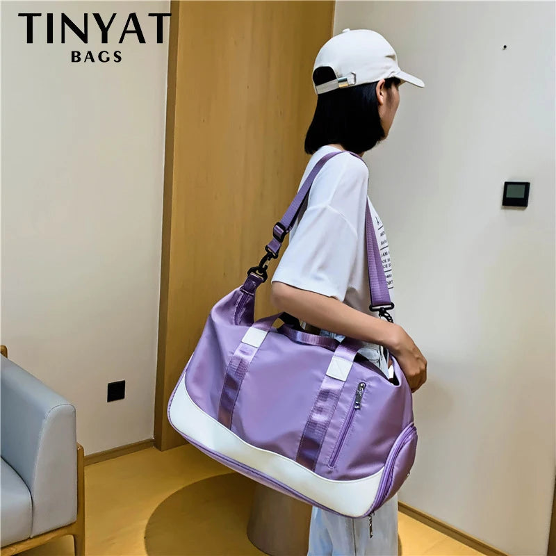 Large Waterproof Duffle Gym Luggage Bag for Women