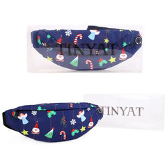 Winter Waist bag Pack Purse Women Christams Casual Large Phone Belt Bag