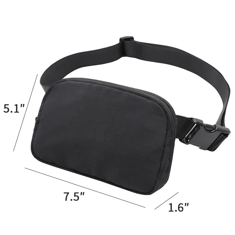 Waist Bag Pack Shoulder Fanny Pack Large Phone Money Sports Belt Bag Pouch