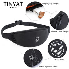 Men's Waist Bag Pack Light Women Belt Bag Foldable Sports Fanny Bag